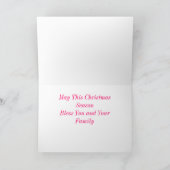 Carte de vœux de Noël Lion et Agneau (Intérieur)