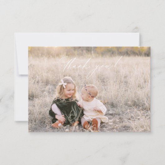 carte de vœux de Noël merci (Devant)