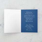 Carte de voeux de Noël Merci de l'entreprise (Intérieur)