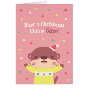 Carte de vœux de Noël mignonne sans jeu de mots su