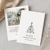 Carte de vœux de Noël minimaliste