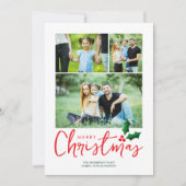 Carte de vœux de Noël minimaliste (Devant)