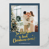 Carte de vœux de Noël moderne (Recto)