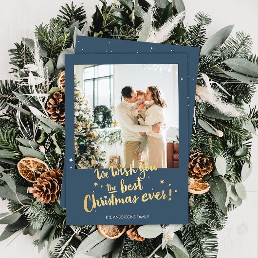 Carte de vœux de Noël moderne