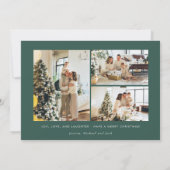 Carte de vœux de Noël moderne | Carte de Noël (Dos)