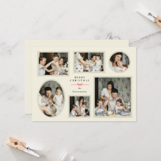 Carte de vœux de Noël Mur de galerie