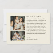 Carte de vœux de Noël Mur de galerie (Dos)