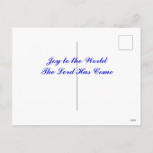 Carte de vœux de Noël musicale (Dos)