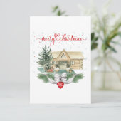 Carte de voeux de Noël n° 24 (Debout devant)