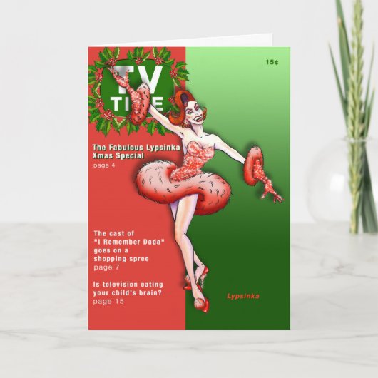 Carte de voeux de Noël n° 2 (salutation à l'intéri (Devant)