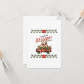 Carte de voeux de Noël n° 47 (Devant/Arrière en situation)