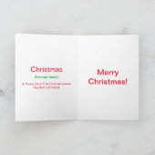 Carte de vœux de Noël "Noël à travers le monde" (Intérieur)