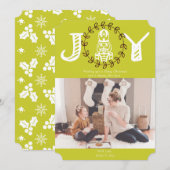 Carte de vœux de Noël Nutcracker Joy (Devant / Derrière)