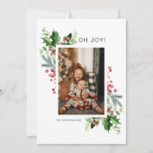 Carte de voeux de Noël Oh Joy Photo (Devant)