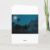 Carte de voeux de Noël orthodoxe - Christ est né! (Dos)