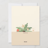 Carte de voeux de Noël Palm Tree (Dos)