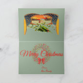 Carte de voeux de Noël patriotique WWI (Intérieur)