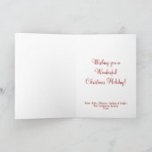 Carte de vœux de Noël Penguin d1 (Intérieur)