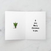 Carte de voeux de Noël personnalisable (Intérieur)