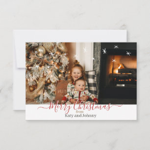 Carte de voeux de Noël personnalisée