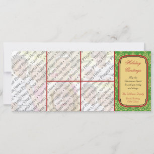 Carte de voeux de Noël personnalisée 5 photos