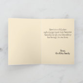 Carte de voeux de Noël Pesach (Intérieur)