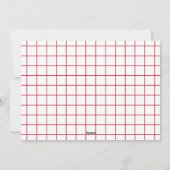 Carte de vœux de Noël petit appartement le plus jo (Dos)