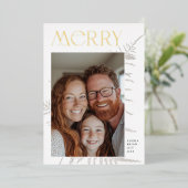 Carte de vœux de Noël photo (Debout devant)