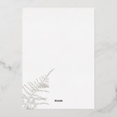 Carte de vœux de Noël photo (Verso)
