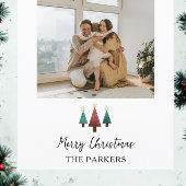 Carte de voeux de Noël photo budget