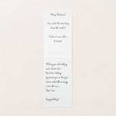 Carte de voeux de Noël pliable personnalisable (Inside Unfolded)