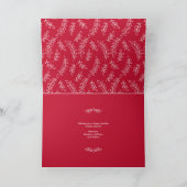 Carte de voeux de Noël pliée (Intérieur)