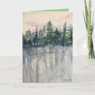 Carte de voeux de Noël pliée personnalisée