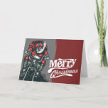 Carte de voeux de Noël pour Biker Père Noël<br><div class="desc">Cette carte Père Noël cool offre vraiment - comme personne d'autre! Sur deux roues ! Faites rire les motards que vous connaissez à haute voix avec cette carte cool. Idéal pour les amateurs de toutes sortes de motos,  de motards,  de guerriers du week-end,  et tout le reste.</div>