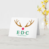 Carte de vœux de Noël pour chaque jour (Fleur jaune)