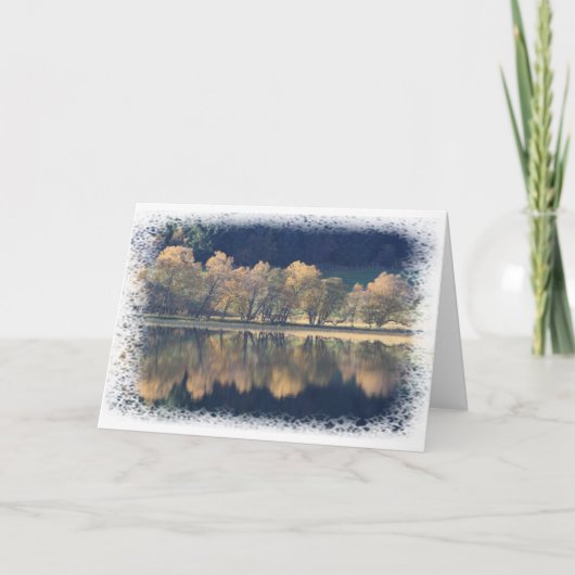 Carte de voeux de Noël pour des amants de nature (Devant)