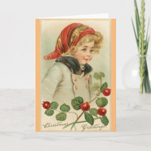 Carte de voeux de Noël pour enfant de Victoria
