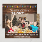 Carte de voeux de Noël pour Humour amusant (Devant / Derrière)