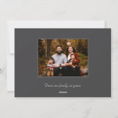 Carte de voeux de Noël pour la famille, les amis - (Dos)