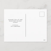 Carte de vœux de Noël pour la paix (Dos)