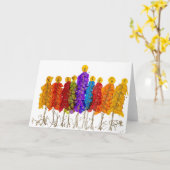 Carte de vœux de Noël pour toute l'humanité Lovitu (Fleur jaune)