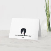 Carte de voeux de Noël Red Filigree Photo (Dos)