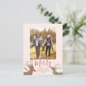 Carte de vœux de Noël Reindeer Games (Debout devant)