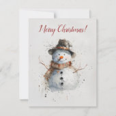 Carte de voeux de Noël rétro (Devant)