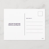 Carte de vœux de Noël rétro rose (Dos)