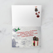 Carte de voeux de Noël Rottweiler (Intérieur)