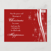 Carte de voeux de Noël Rudolf (Dos)