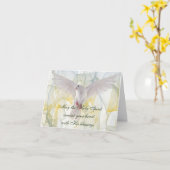 Carte de voeux de Noël Saint-Esprit (Fleur jaune)