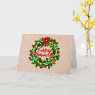 Carte de vœux de Noël salutation