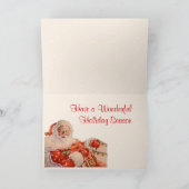 Carte de voeux de Noël Santas Sleigh Ride (Intérieur)